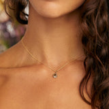 9ct Gold Sunburst Necklace