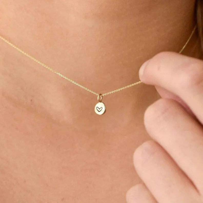 9ct Gold Tiny Heart Necklace