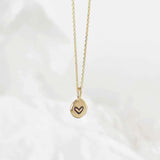 9ct Gold Tiny Heart Necklace