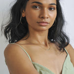 9ct Gold XL Delicate Hoop Earrings