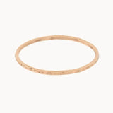 9ct Rose Gold Hammered Stacking Ring
