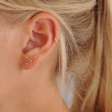 9ct Rose Gold Tiny Studs