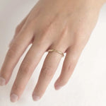 9ct Yellow Gold Organic Wedding Ring