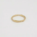 9ct Yellow Gold Organic Wedding Ring