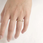 9ct Yellow Gold Organic Wedding Ring