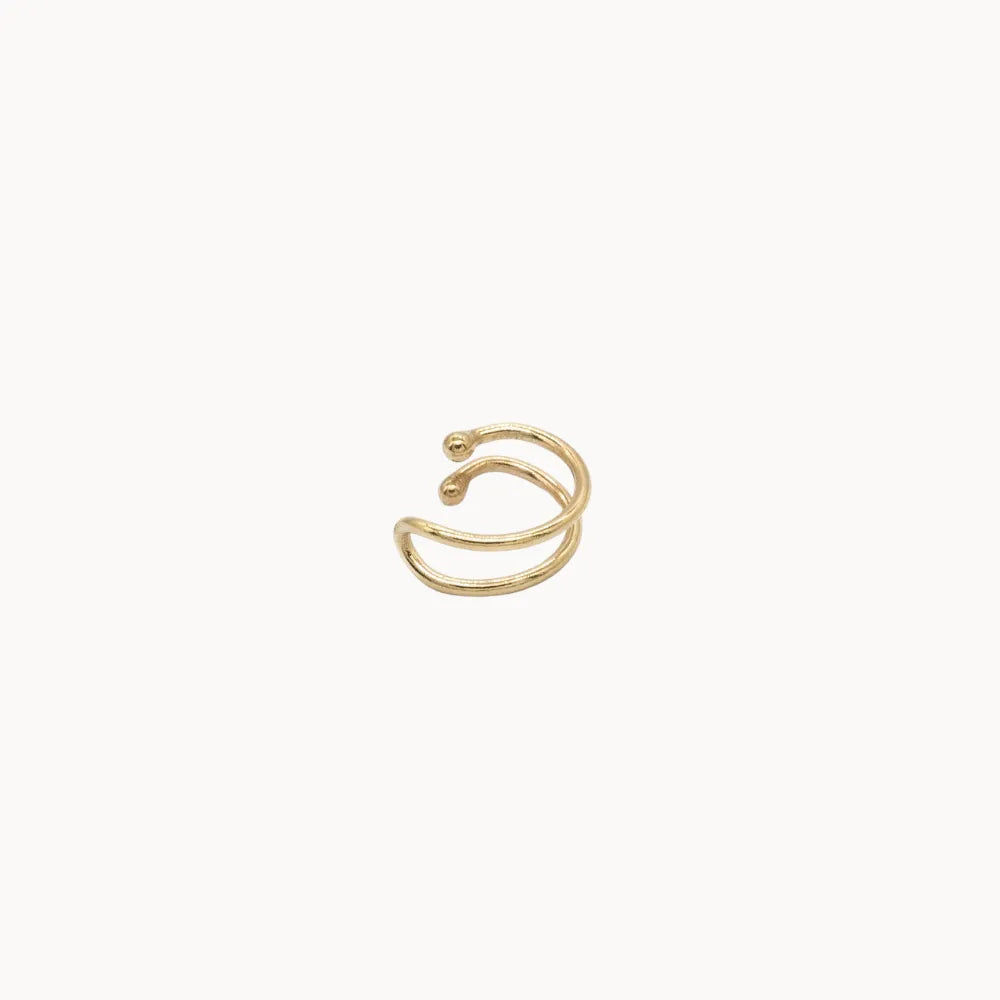 9ct Gold Faux Helix Cuff-Earcuffs-Wild Fawn Jewellery