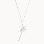 Silver Lucky Dandelion Necklace-Necklaces-Wild Fawn Jewellery