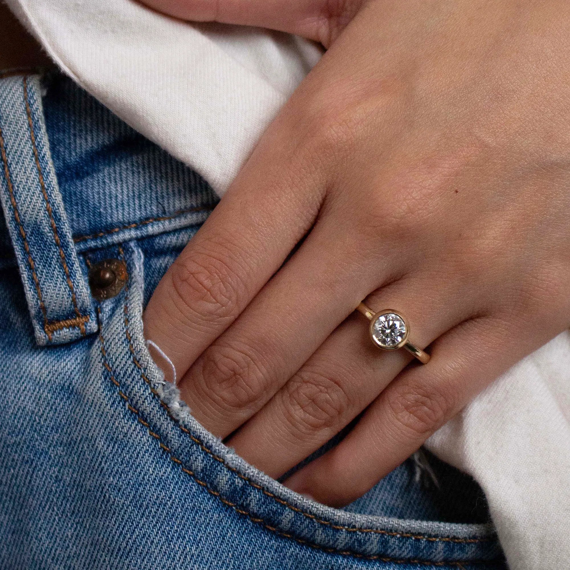 Diamond Solitaire Engagement Ring