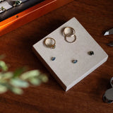 Gemstones and rings with jewellery tools