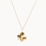9ct Gold Lucky 4 Leaf Clover Necklace-Wild Fawn Jewellery