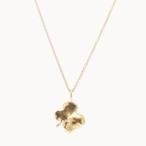 9ct Gold Lucky 4 Leaf Clover Necklace-Wild Fawn Jewellery