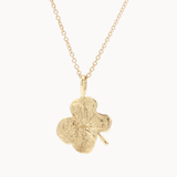 9ct Gold Lucky 4 Leaf Clover Necklace-Wild Fawn Jewellery