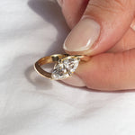 Marquise Wave Diamond Engagement Ring