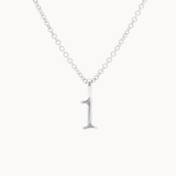 Silver Lucky Number Necklace-Wild Fawn Jewellery