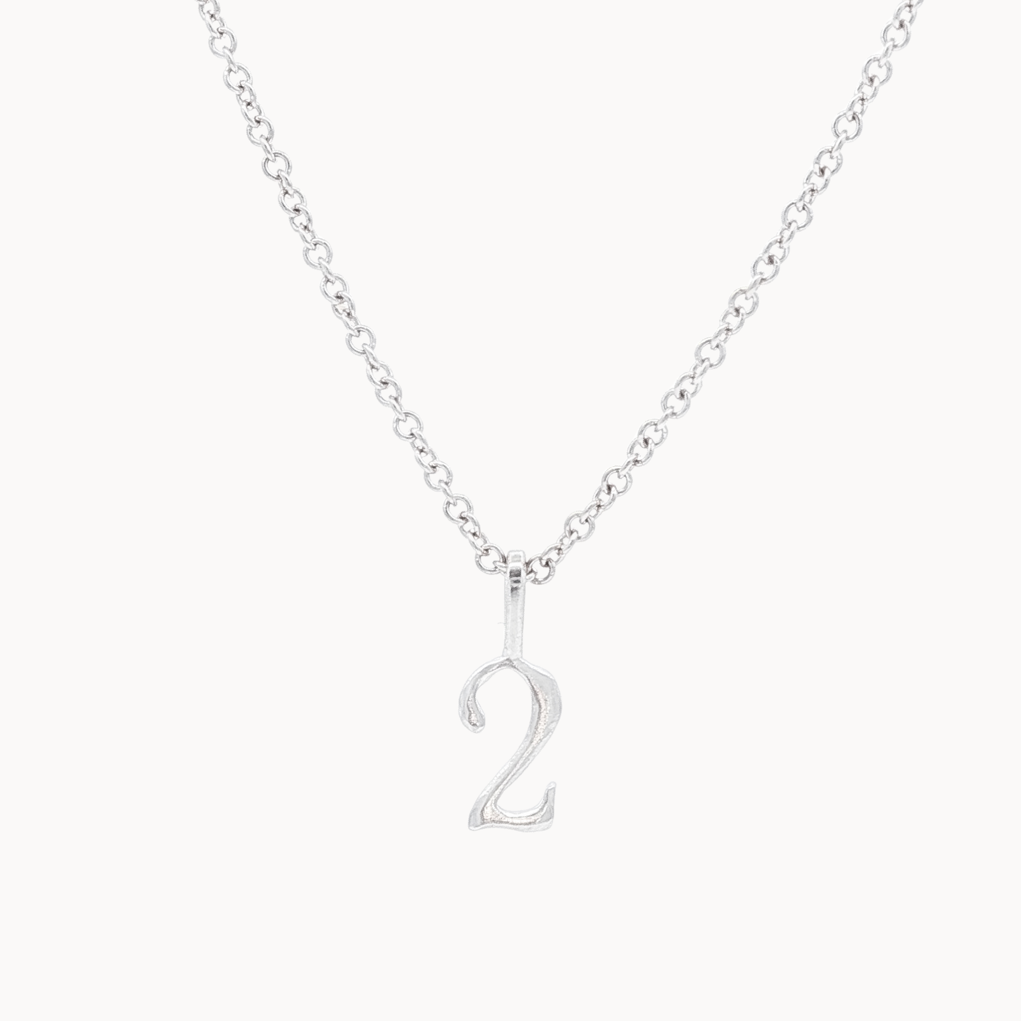 Silver Lucky Number Necklace-Wild Fawn Jewellery