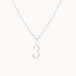 Silver Lucky Number Necklace-Wild Fawn Jewellery