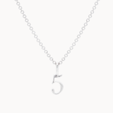 Silver Lucky Number Necklace-Wild Fawn Jewellery