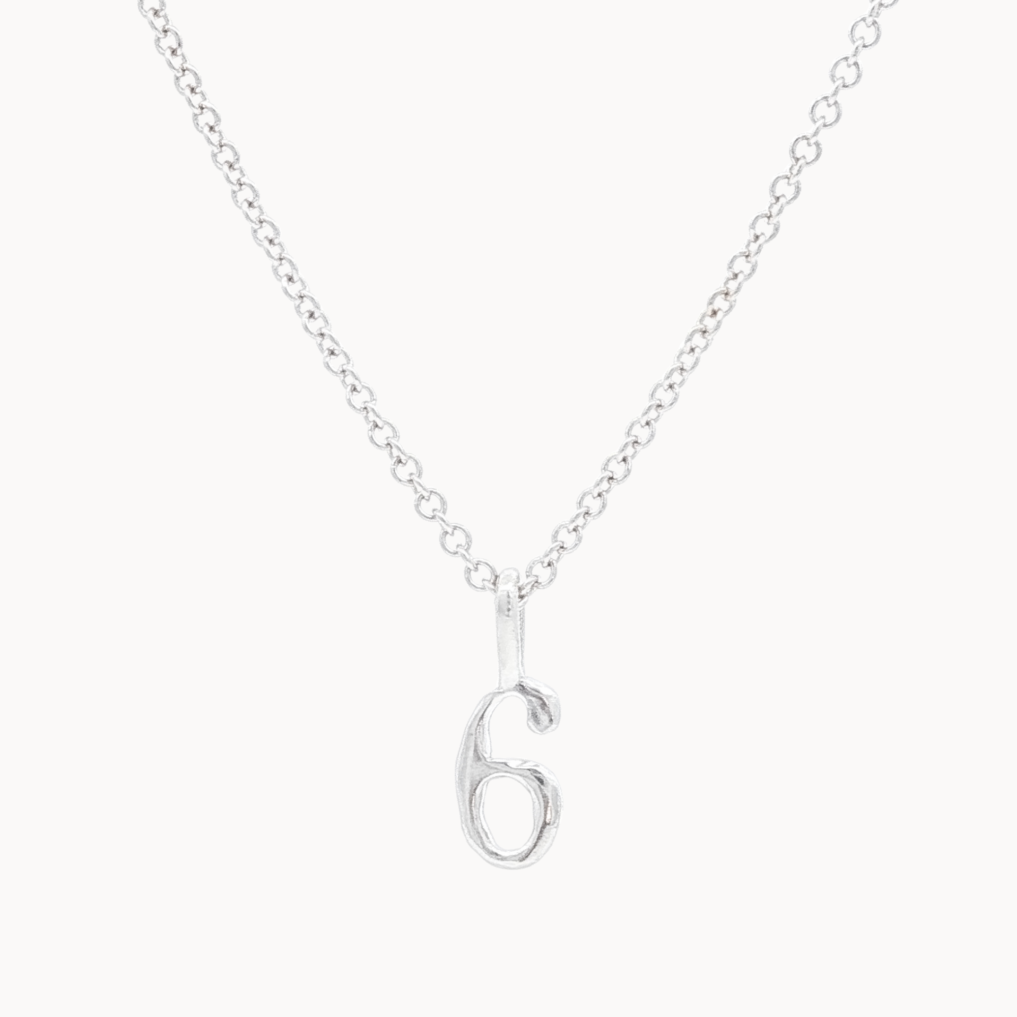 Silver Lucky Number Necklace-Wild Fawn Jewellery