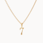 9ct Gold Lucky Number Necklace-Wild Fawn Jewellery