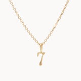 9ct Gold Lucky Number Necklace-Wild Fawn Jewellery