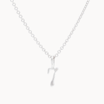 Silver Lucky Number Necklace-Wild Fawn Jewellery