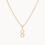 9ct Gold Lucky Number Necklace-Wild Fawn Jewellery