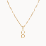 9ct Gold Lucky Number Necklace-Wild Fawn Jewellery