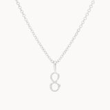 Silver Lucky Number Necklace-Wild Fawn Jewellery