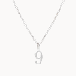Silver Lucky Number Necklace-Wild Fawn Jewellery