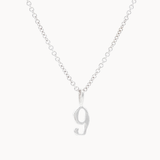 Silver Lucky Number Necklace-Wild Fawn Jewellery