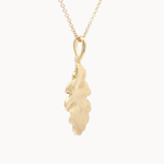 9ct Gold Oak Leaf Necklace-Wild Fawn Jewellery