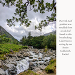 9ct Gold Oak Leaf Hoop Earrings-Earrings-Wild Fawn Jewellery