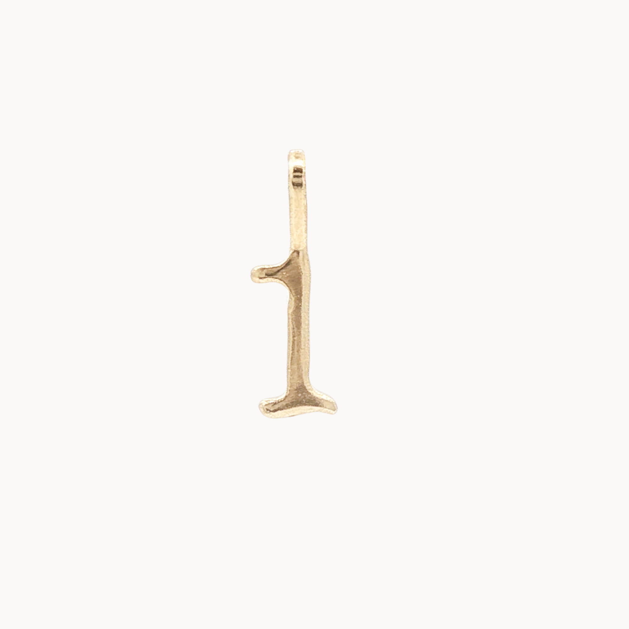 9ct Gold Lucky Number Charm Pendant-Wild Fawn Jewellery