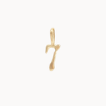 9ct Gold Lucky Number Charm Pendant-Wild Fawn Jewellery