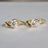 Marquise Wave Diamond Engagement Ring