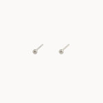 Sensitive Ears 18ct White Gold Tiny Dot Studs