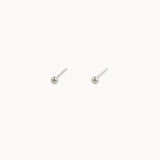 Sensitive Ears 18ct White Gold Tiny Dot Studs