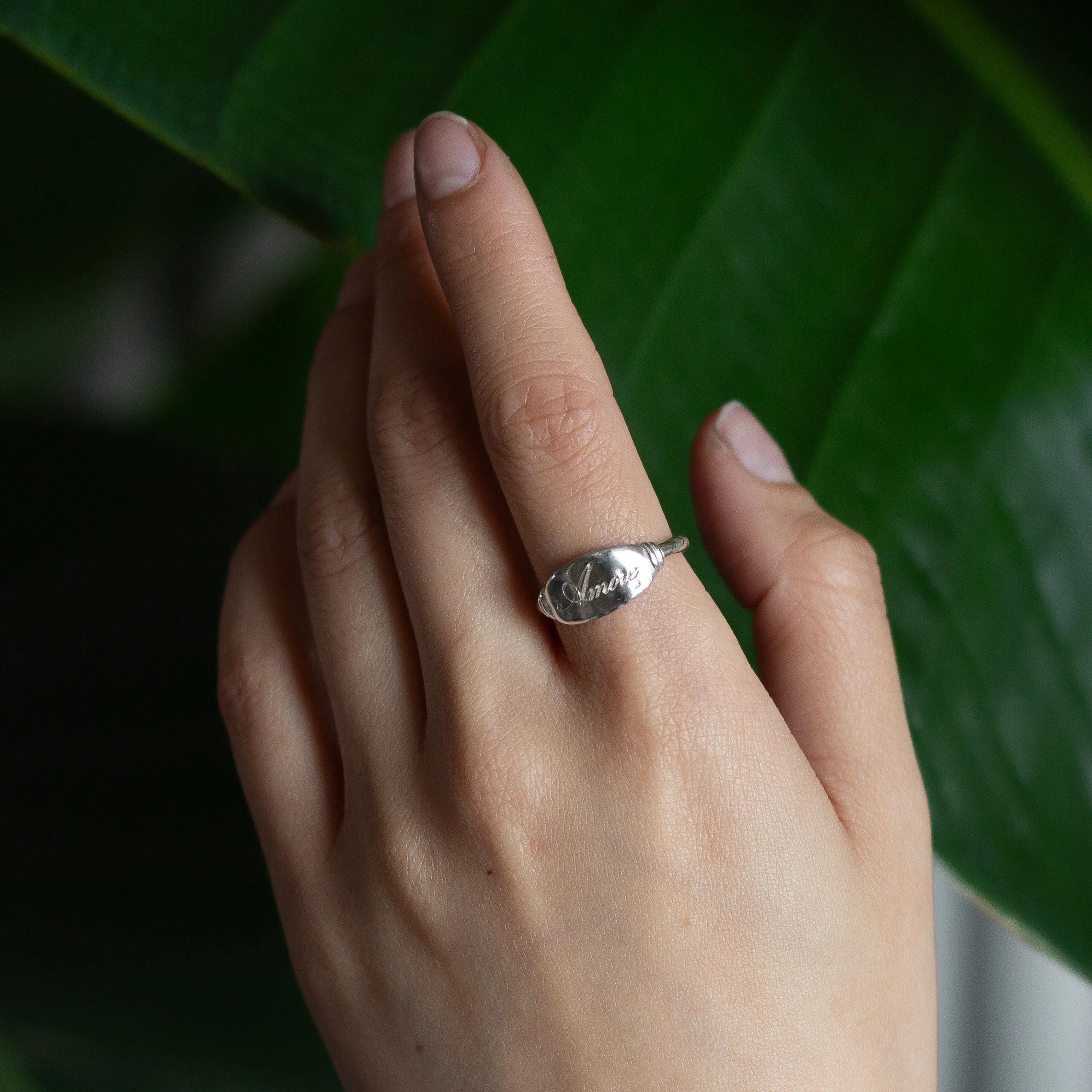 Silver Amore Ring