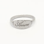 Silver Amore Ring