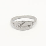 Silver Amore Ring