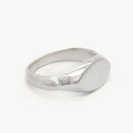 Silver Ancient Signet Pinkie Ring
