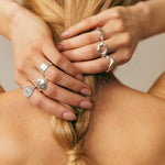 Silver Raw Band Ring