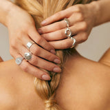 Silver Raw Band Ring