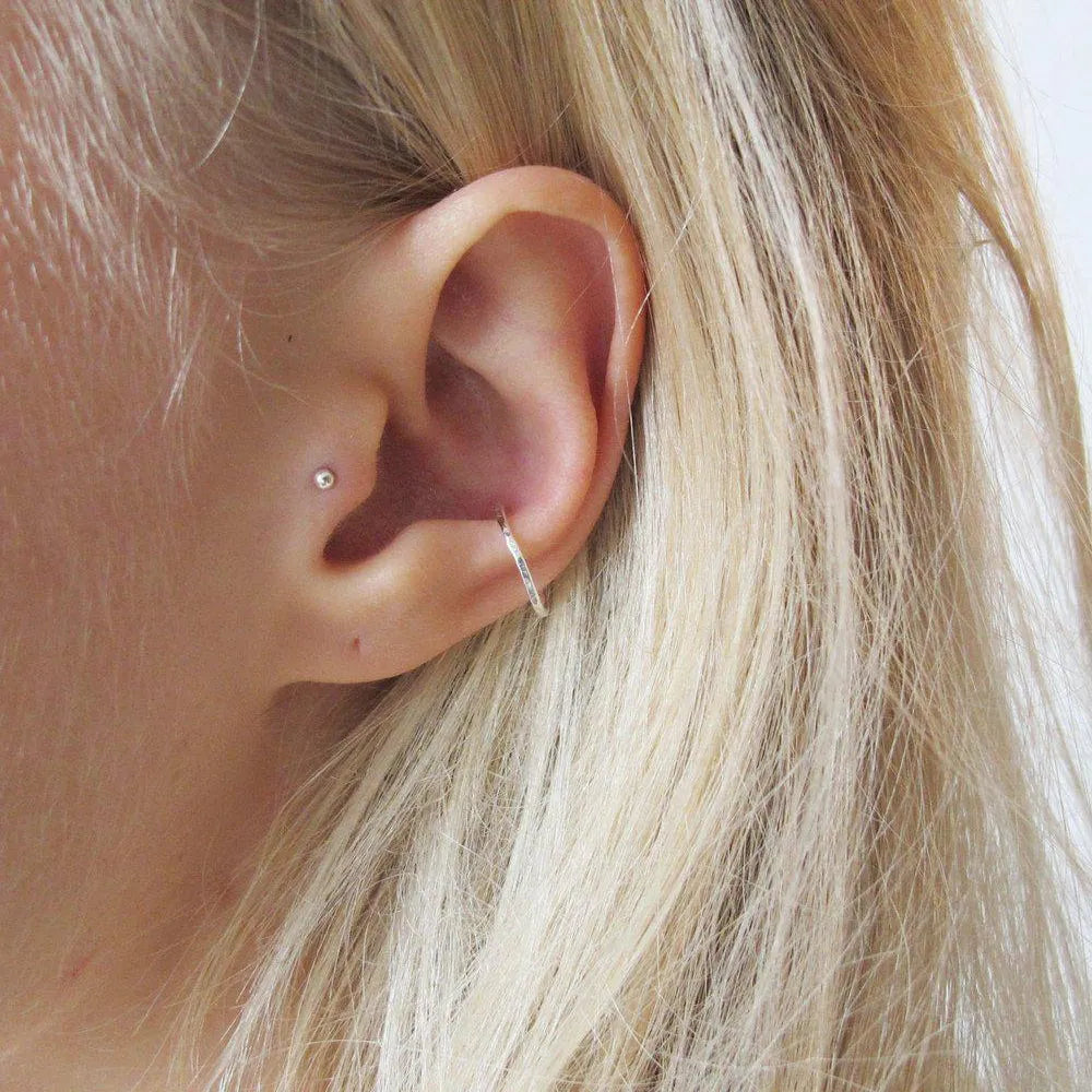 Silver Conch Hoop Earring – Wild Fawn Jewellery