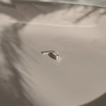 Silver Delicate Diamond Tragus Stud