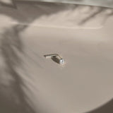 Silver Delicate Diamond Tragus Stud