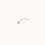 Silver Delicate Diamond Tragus Stud