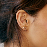 Silver Delicate Hammered Conch Ear Cuff