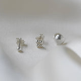 Silver Delicate Mix and Match Earring Set