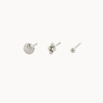 Silver Delicate Mix and Match Earring Set